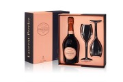 Champagne Laurent-Perrier - Cuvée Rose Brut in geschenkverpakking met 2 glazen  - 0.75L - n.m.