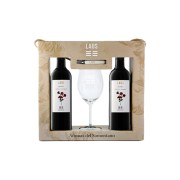 Laus - Tinto Reserva in geschenkverpakking met 1 glas en 1 kelnersmes - 2 x 0.75L - 2017