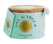 Sal de Ibiza - Zeezout in keramische pot met lepeltje  - 150 gram