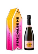 Veuve Clicquot - Brut Rosé Arrow met gepersonaliseerde naam  - 0.75L - n.m.